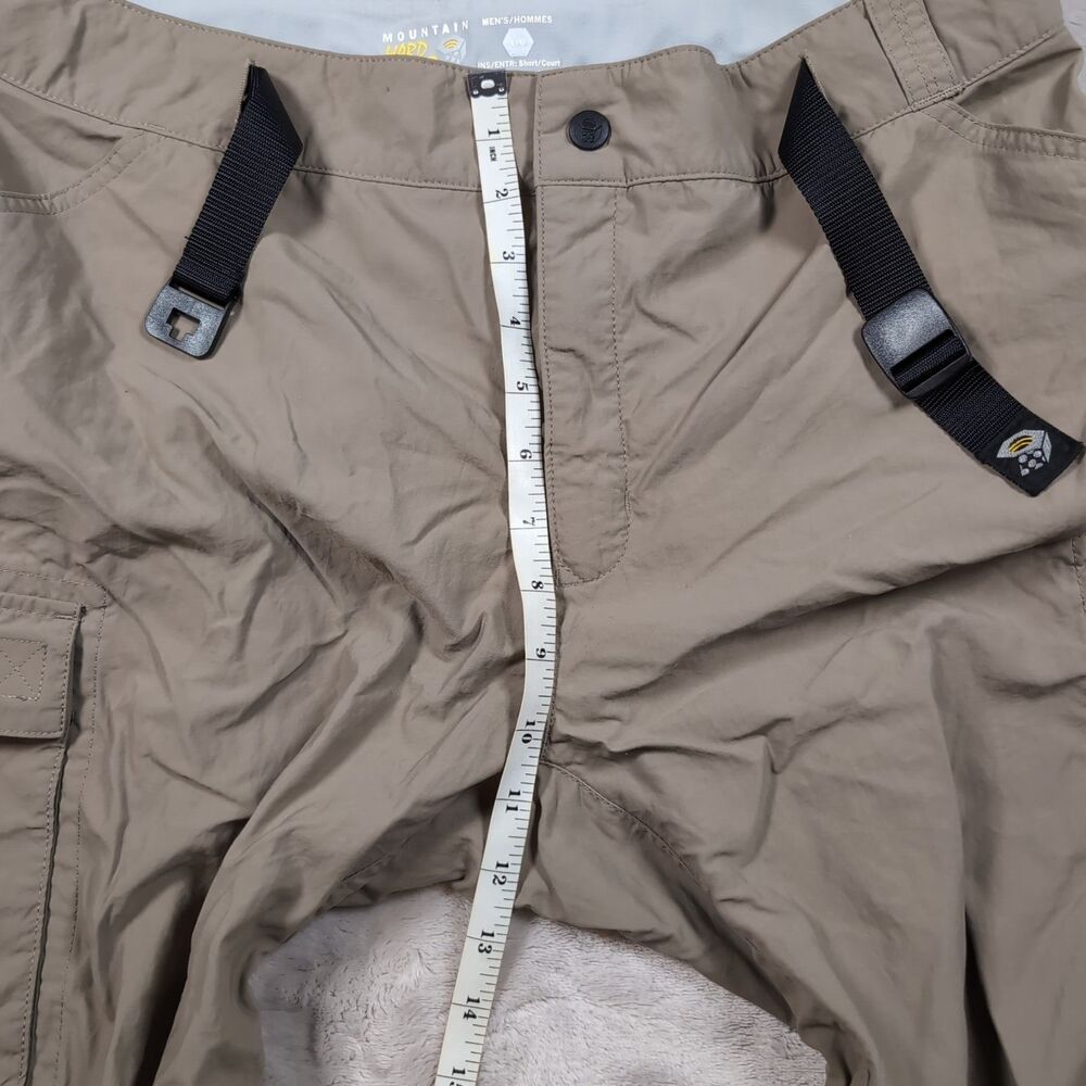 Mountain Hardwear Belted Hiking Pants Mens Large Tan 32x29 Nylon Fishing - Picture 8 of 12